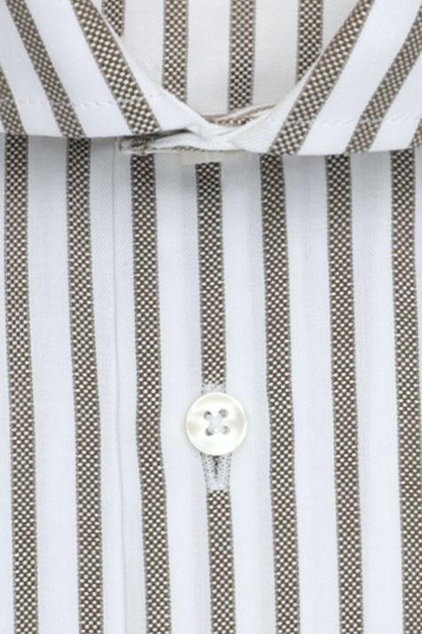 Hemd Herren Seidensticker Slim Bügelfreie Streifen kragen Italienisch Lange Ärmel