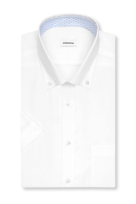 Hemd Herren Seidensticker Regular Bügelfreie kragen Button-Down Kurze Ärmel
