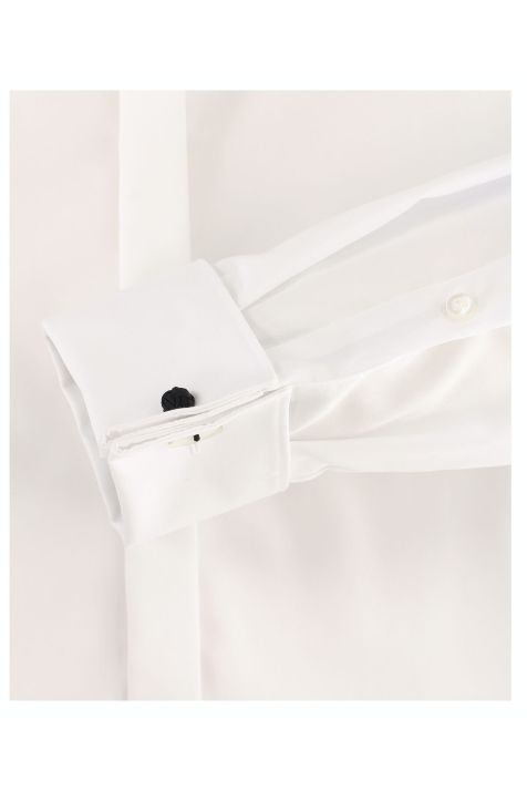 Camisa Hombre Venti Regular No Plancha Lisa cuello Francés Manga larga