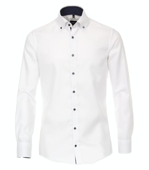 Hemd Herren Venti Regular Bügelfreie Einfarbig kragen Button-Down Lange Ärmel