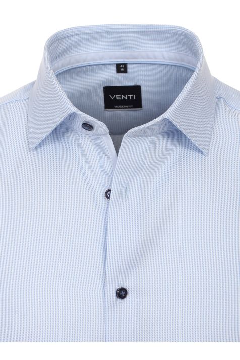 Camisa Hombre Venti Regular Lisa cuello Italiano Manga larga