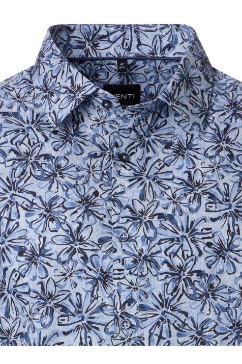 Camisa Hombre Venti Regular Estampada cuello Italiano Manga larga