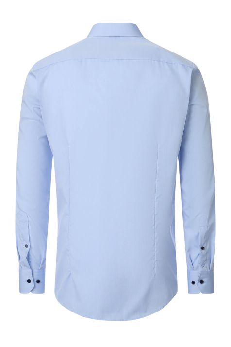 Camisa Hombre Venti Comfort Lisa cuello Italiano Manga larga