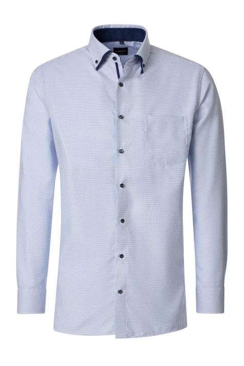 Camisa Hombre Venti Comfort Rayas cuello Abotonado Manga larga