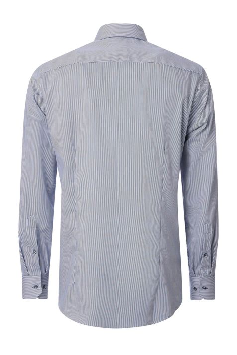 Chemise Homme Venti Regular Rayures col Boutonné Manche longue