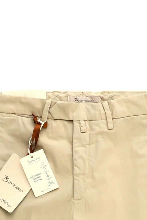 Hose Herren B-Settecento Chinos Slim Einfarbig 97% Baumwolle 3% elastan