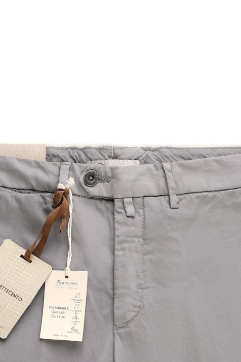 Pantalon Homme B-Settecento Chino Slim Uni 97% coton 3% elastan