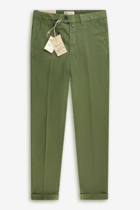 Pantalon Hombre B-Settecento Chino Slim Lisa 97% algodón 3% elastan