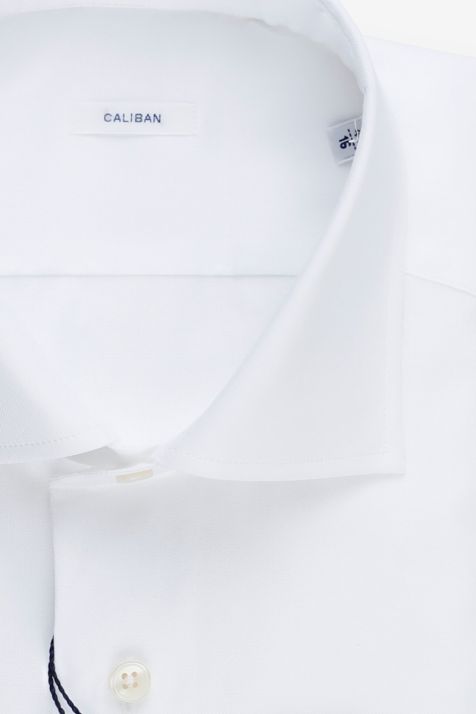 Chemise Homme Caliban Regular Uni 100% coton col Italien Manche longue