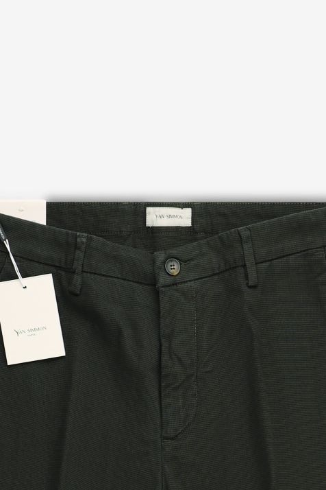 Hose Herren Yan Simmon Chinos Slim Halb Unifarben 97% Baumwolle 3% elastan