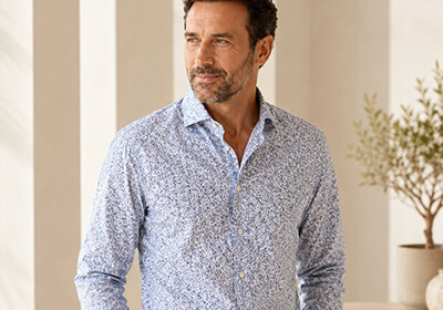 Patterned men's shirt