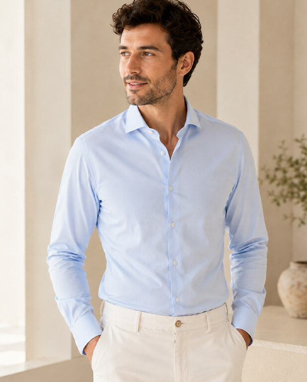 Men's fitted Slim Fit shirt