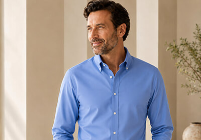 Plain men's shirt